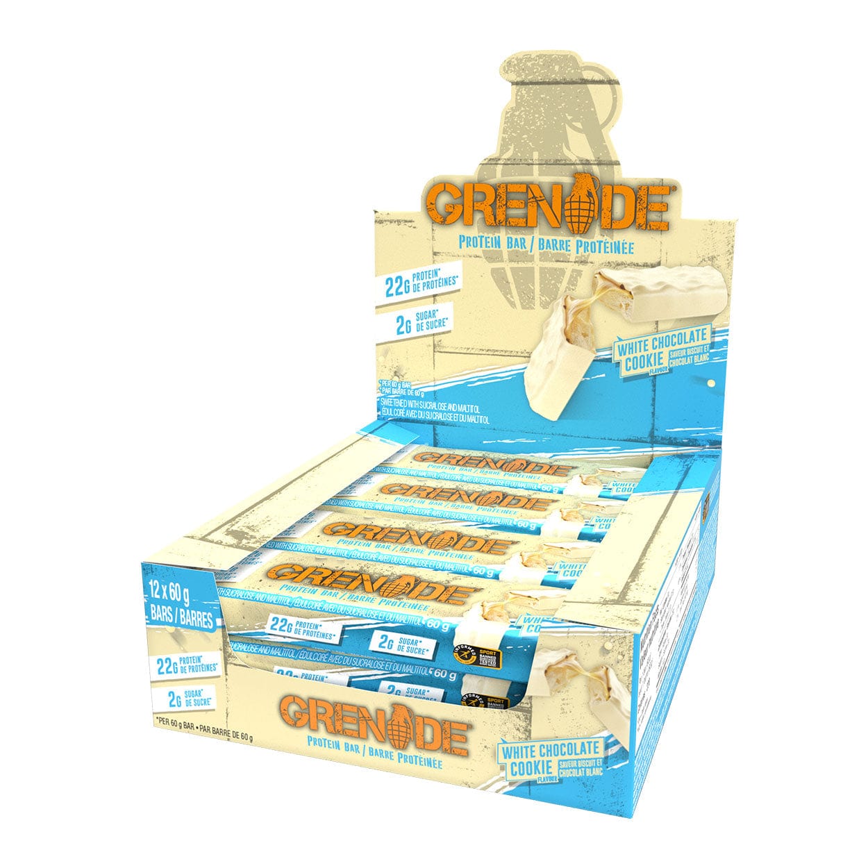 Grenade Protein Bars, 12/box | Best High Protein Bar Supplements