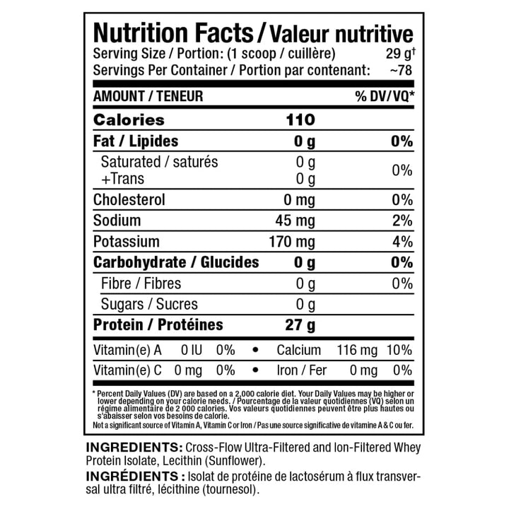 Allmax IsoNatural 5lbs | 100% Natural Whey Protein Isolate