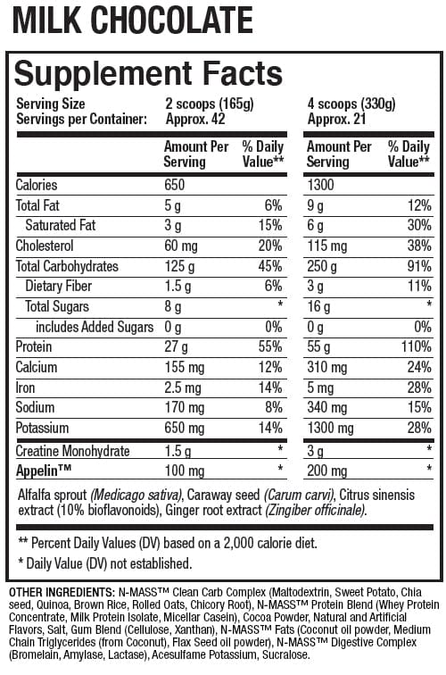 ANS N-Mass 15lbs | Best Weight Gainer Supplements | Best Muscle Gainer