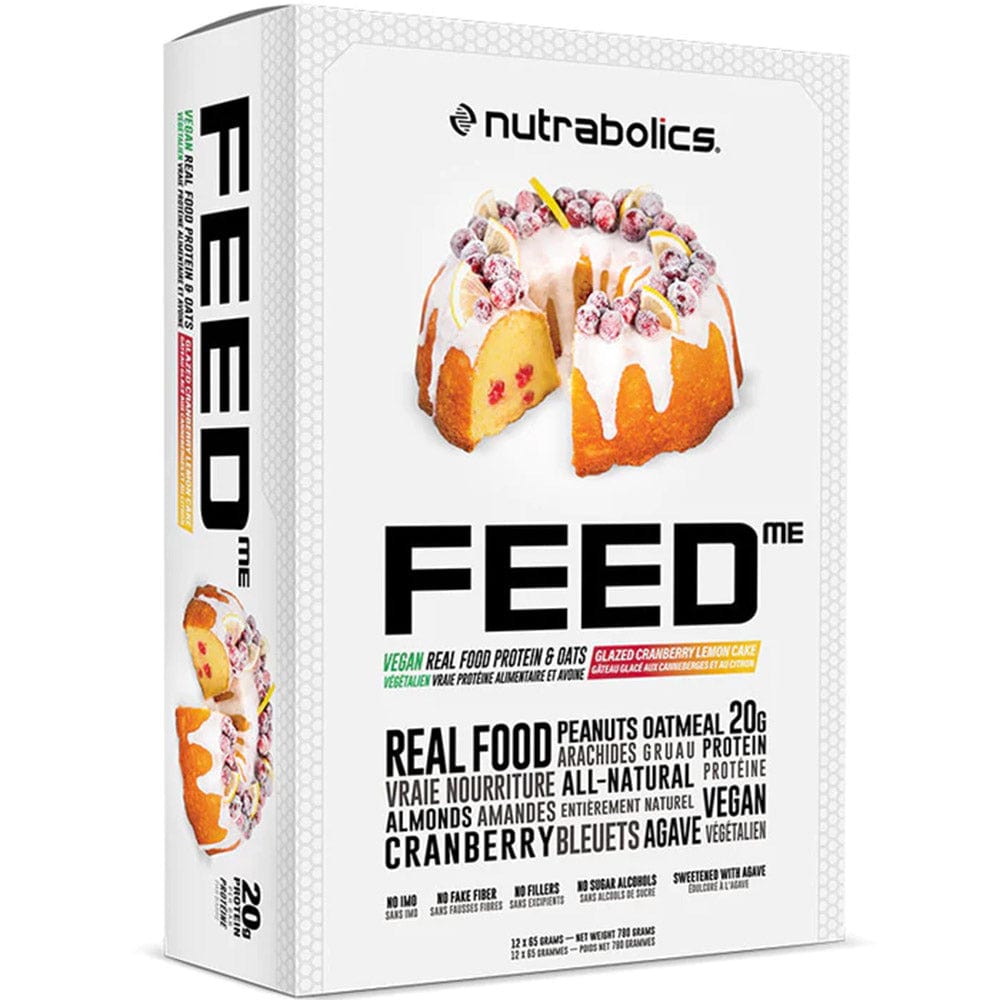 Nutrabolics Feed Me Bars 12/bars | Vegan Plant Based Protein Bars