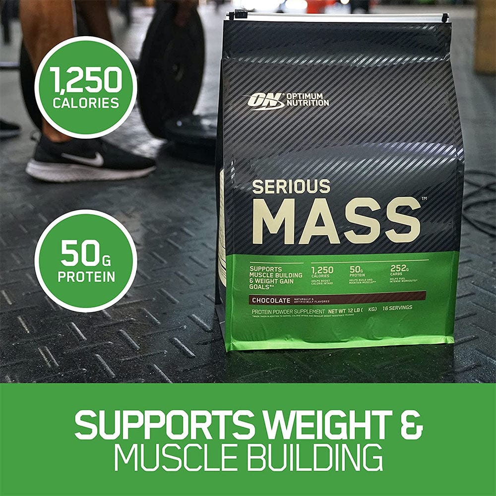 Optimum Serious Mass 12lbs | High Quality Mass Gainer Powder