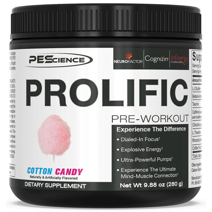 PEScience Prolific PRE, 40 serve | Energy and Power Supplement