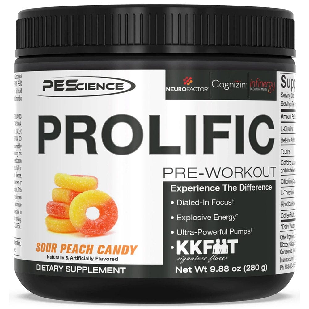 PEScience Prolific PRE, 40 serve | Energy and Power Supplement