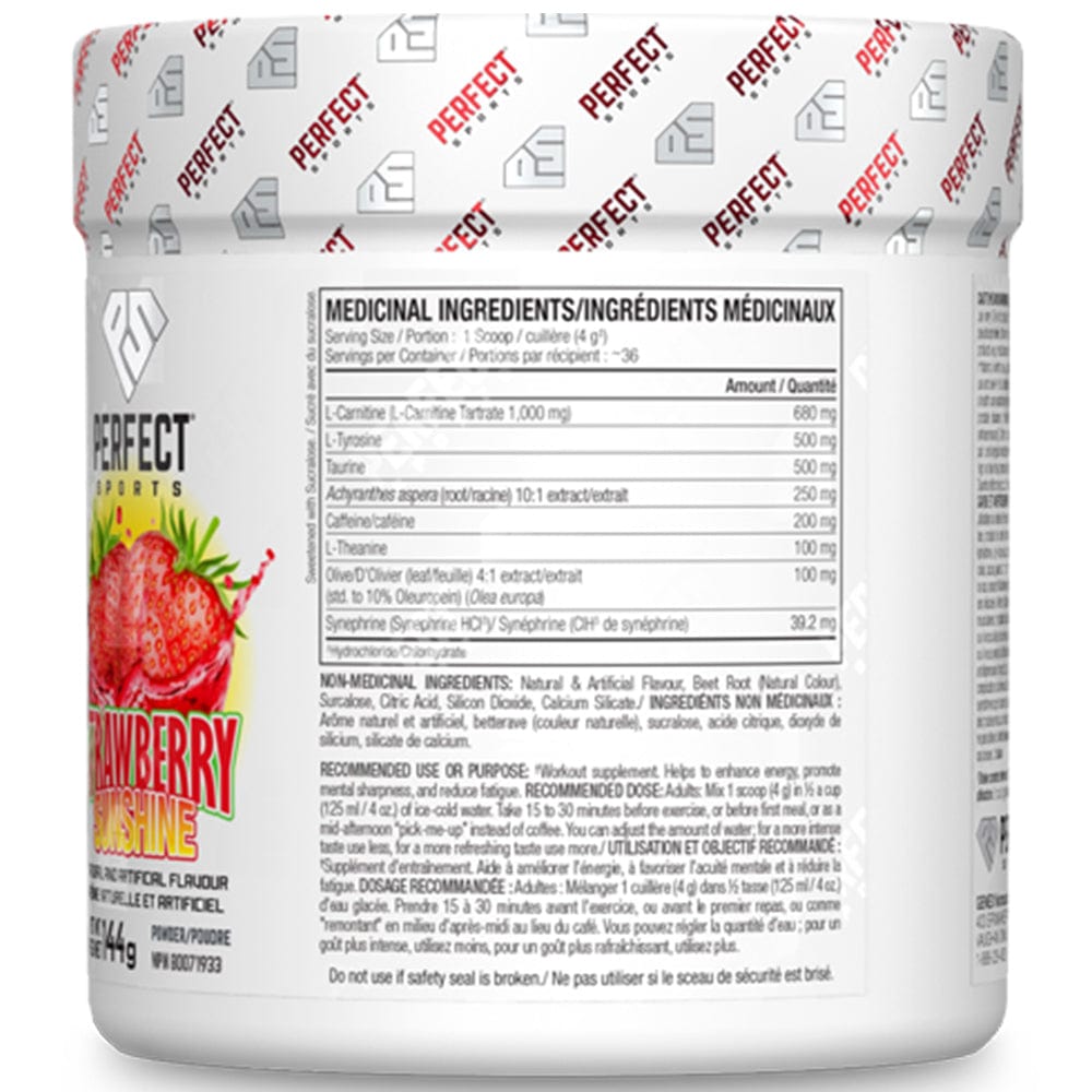 Perfect Sports Burn Cycle, 36 servings | Fat Burner Supplement Powder