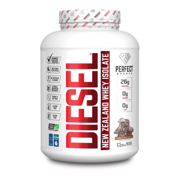 Perfect Sports Diesel Grass Fed New Zealand Whey Isolate Protein 5lbs