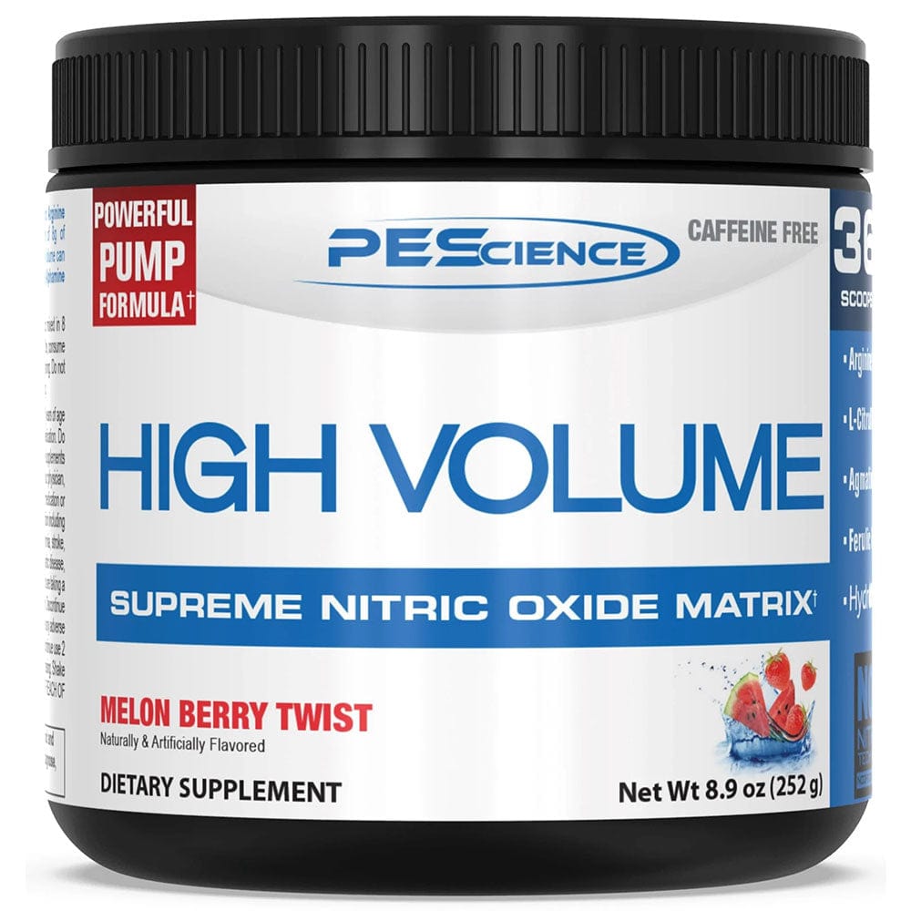 PEScience High Volume | Caffeine Free | Stim Free Pre Workout