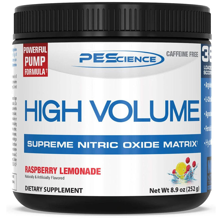 PEScience High Volume | Caffeine Free | Stim Free Pre Workout
