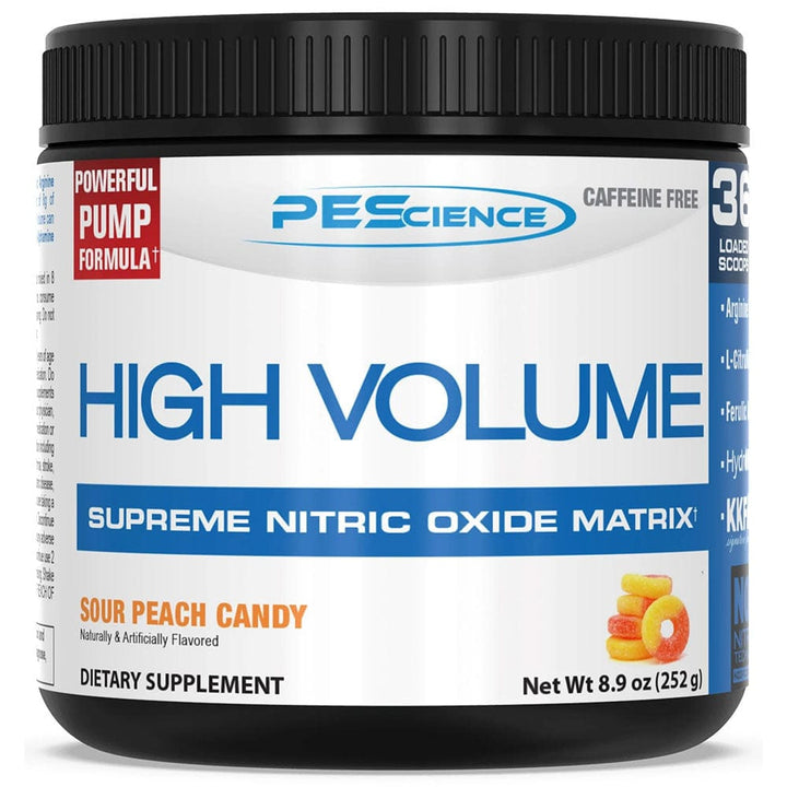 PEScience High Volume | Caffeine Free | Stim Free Pre Workout