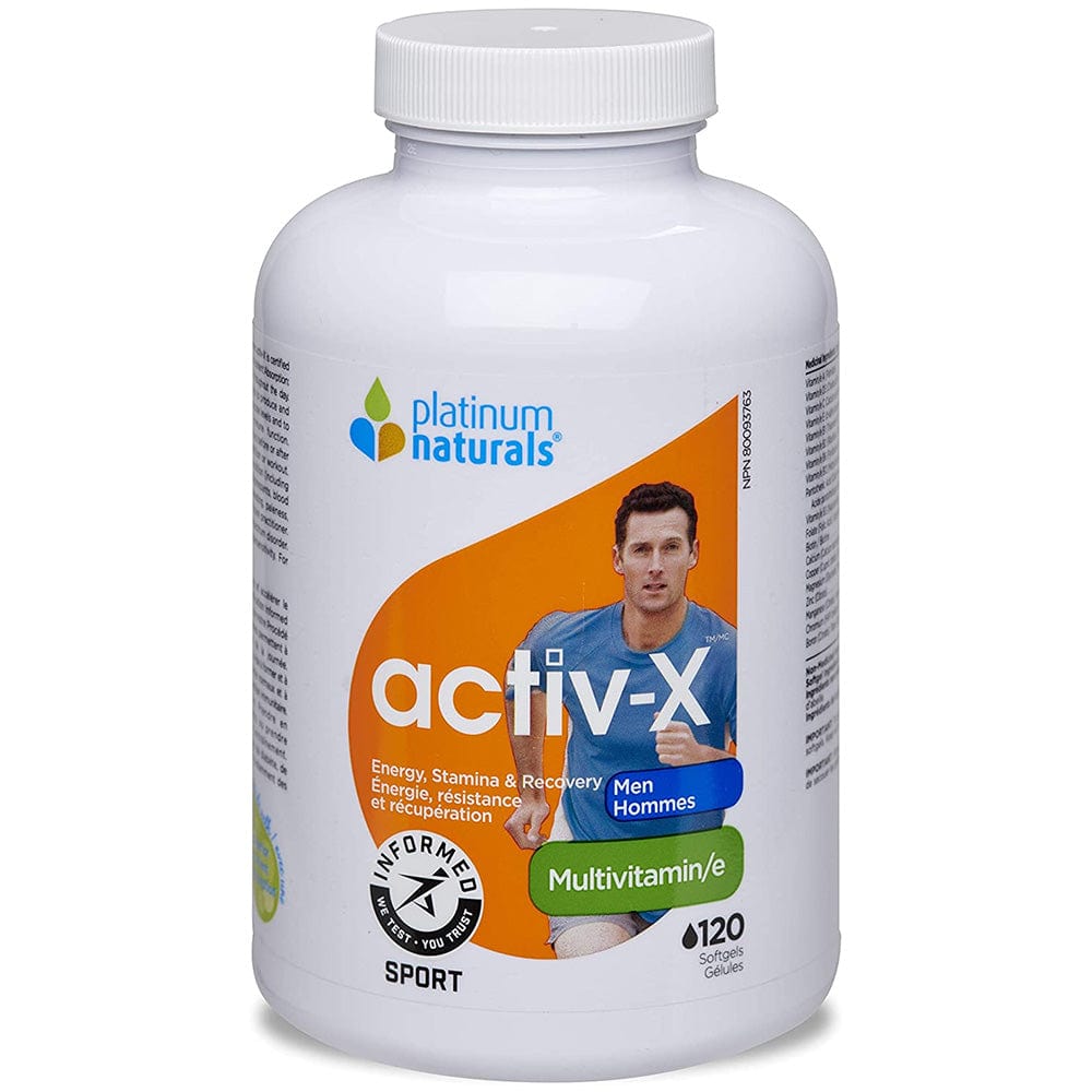 Platinum Naturals Activ-X Men 120softgels