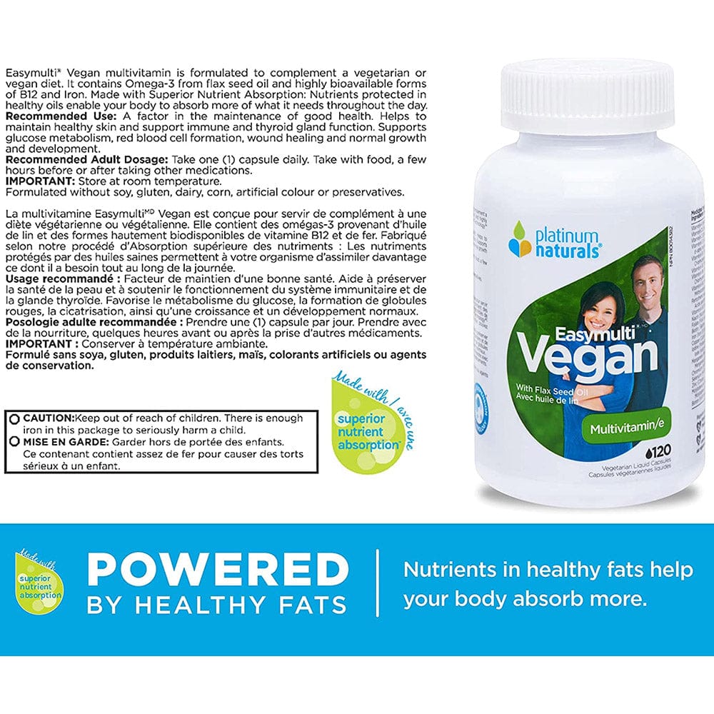 Platinum Naturals EasyMulti Vegan 120vcaps