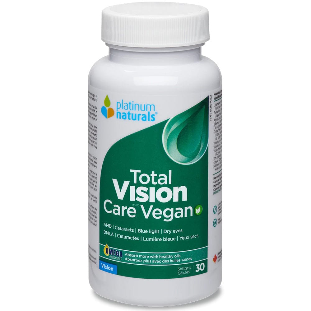 Platinum Naturals Total Vision Care Vegan, 30caps
