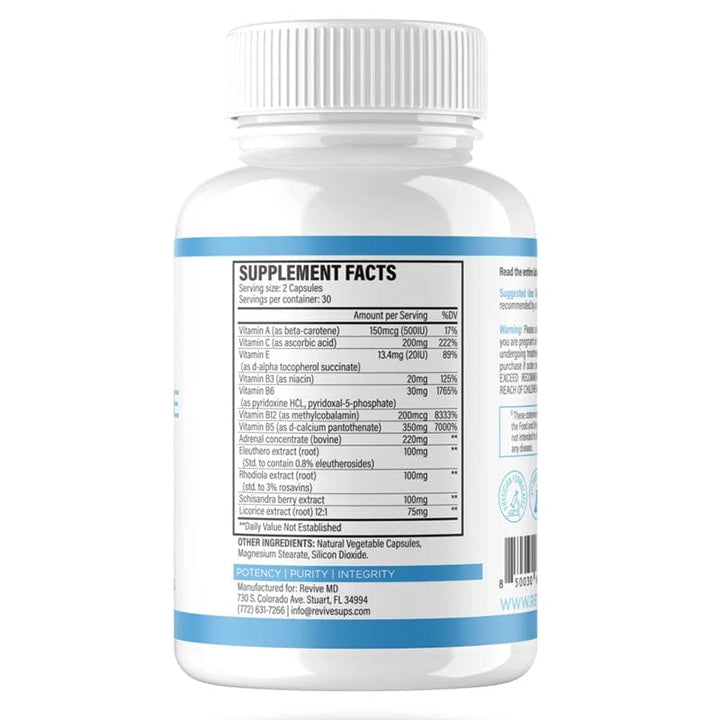 Revive AdrenalCORE 60caps | Revive MD Supplements Canada