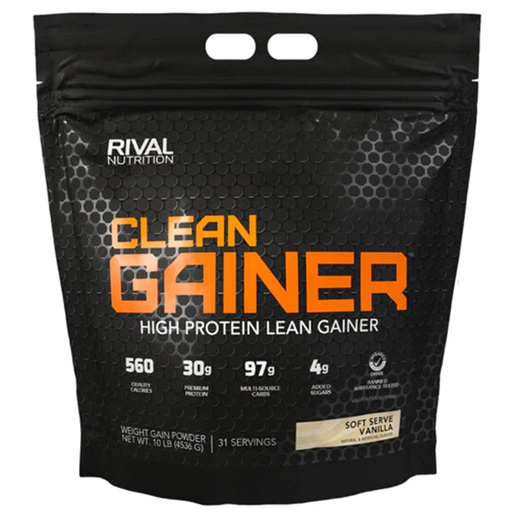 Rivalus Clean Gainer, 10lbs | Protein Mass Gainer Supplement Canada