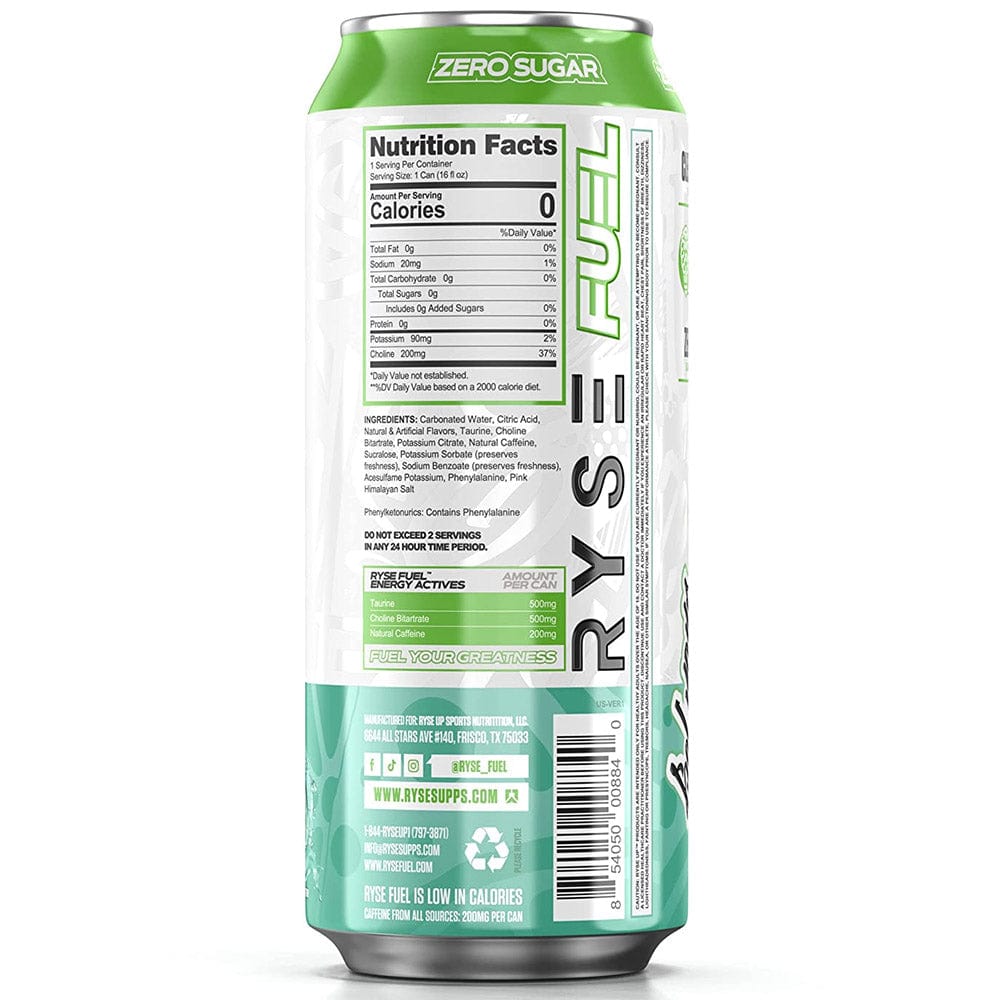 Ryse Fuel Energy Drinks 1/can