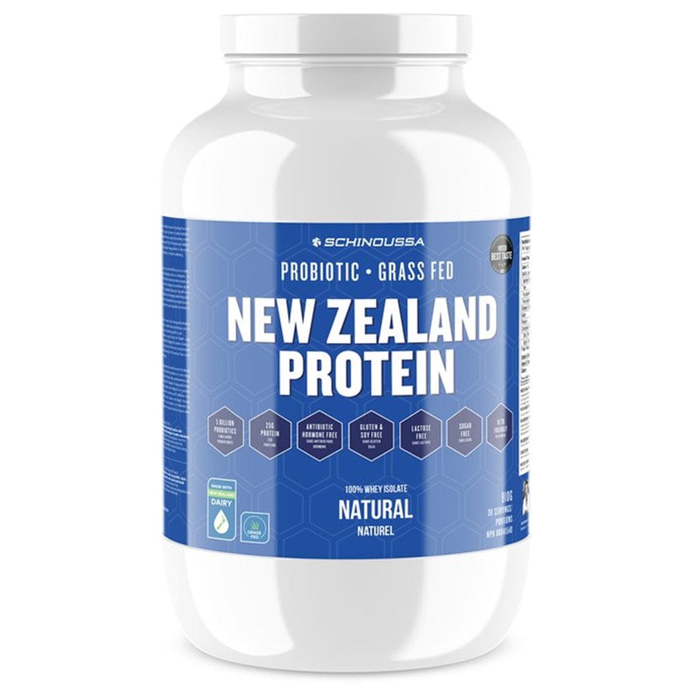 Schinoussa New Zealand Probiotic Whey Isolate, 2lbs | Grass Fed Protein