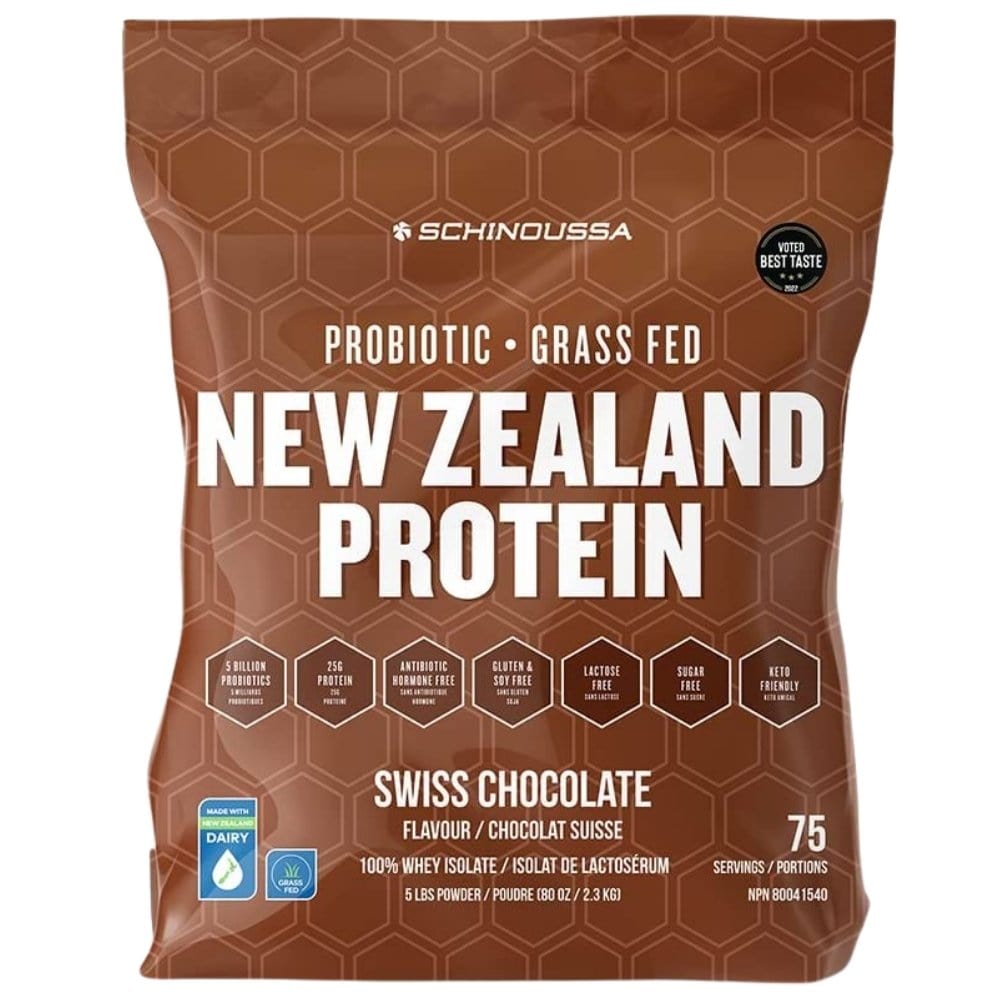 Schinoussa Probiotic New Zealand Grass Fed Whey Protein Isolate 5lbs