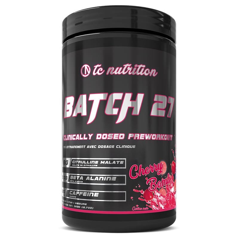 TC Nutrition Batch 27, 40 servings | High Potency Pre Workout
