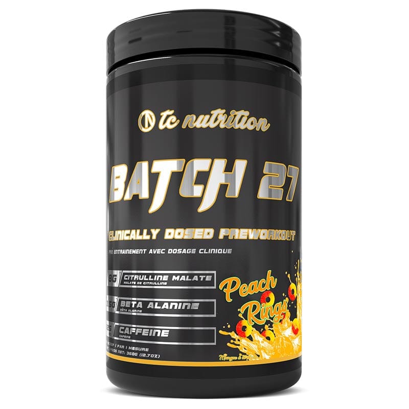 TC Nutrition Batch 27, 40 servings | High Potency Pre Workout