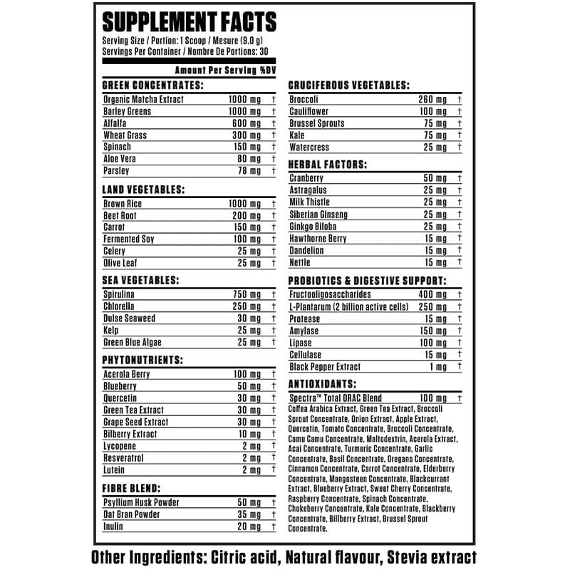TC Nutrition Essential Greens, 30 serve