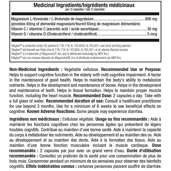 ATP Lab Mind Mag, 60 vcaps | Highest Quality Magnesium to Optimize Health