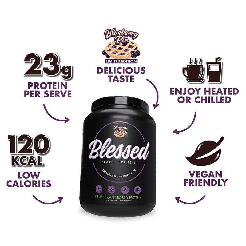 Blessed Plant Based Protein, 30 servings | Best Tasting Vegan Protein