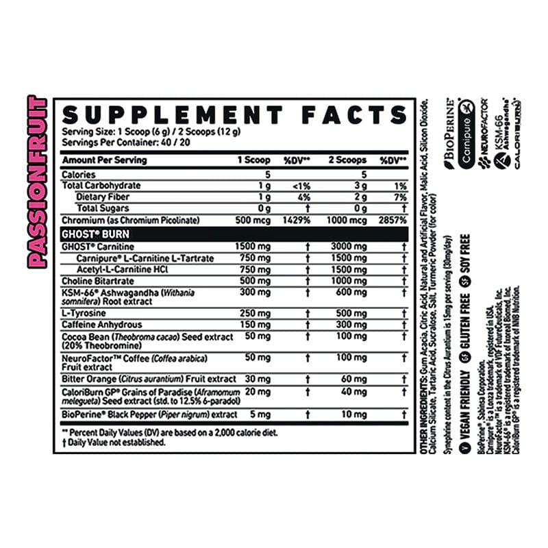 GHOST Burn, 40 servings