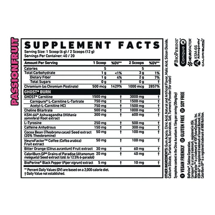 GHOST Burn, 40 servings