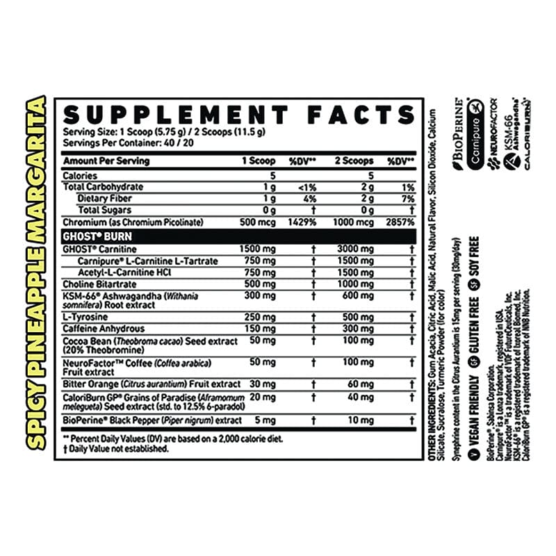 GHOST Burn, 40 servings