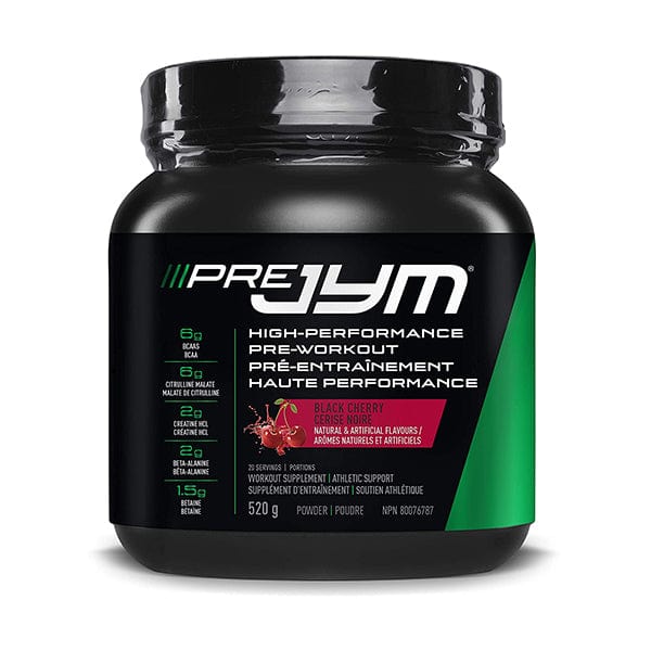 JYM Supplements Pre JYM 20 Servings Black Cherry – Bulldog Nutrition Canada