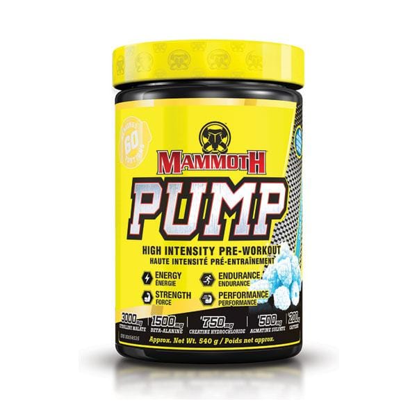 Mammoth Supplements Pump Pre-Workout 60 servings