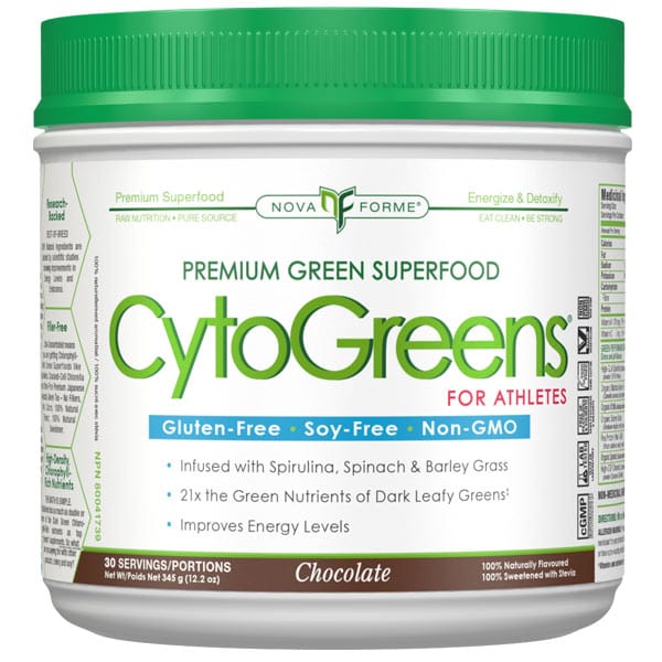 Nova Forme CytoGreens, 30 servings | Raw Green Food Supplement