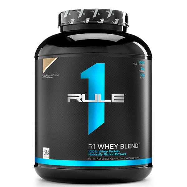 Rule1 Whey Blend Protein 5lbs Cookies and Cream