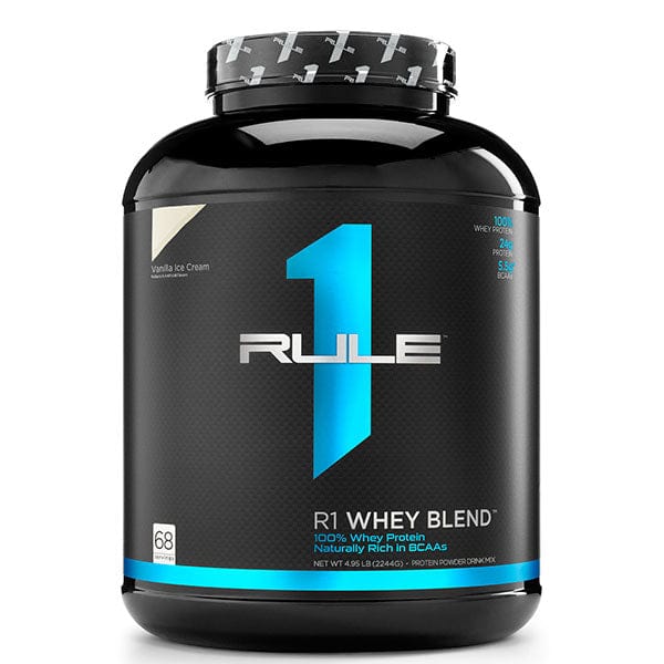 Rule1 Whey Blend Protein 5lbs Vanilla Ice Cream