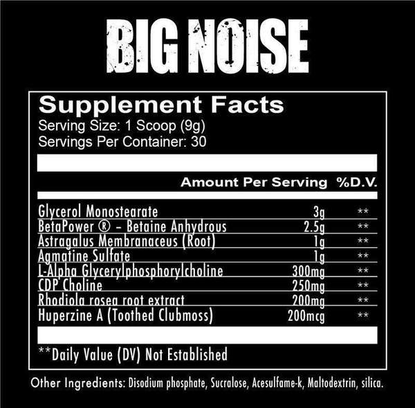 Redcon1 Big Noise, 30 serve | Pump Pre Workout Formula